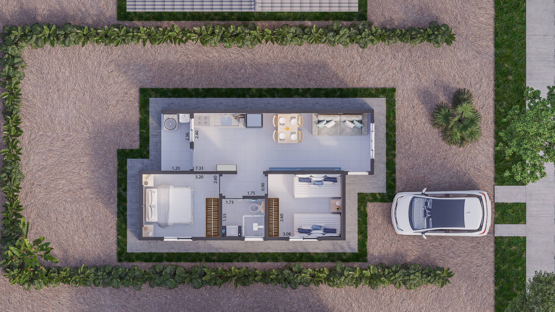 Casa, 2 quartos, 45 m² - Foto 8