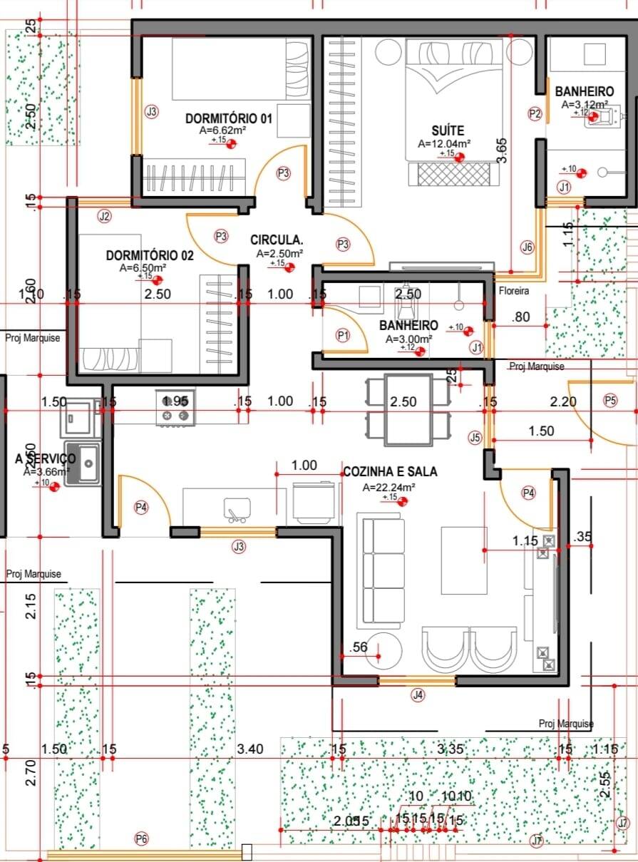 Casa, 69 m² - Foto 2