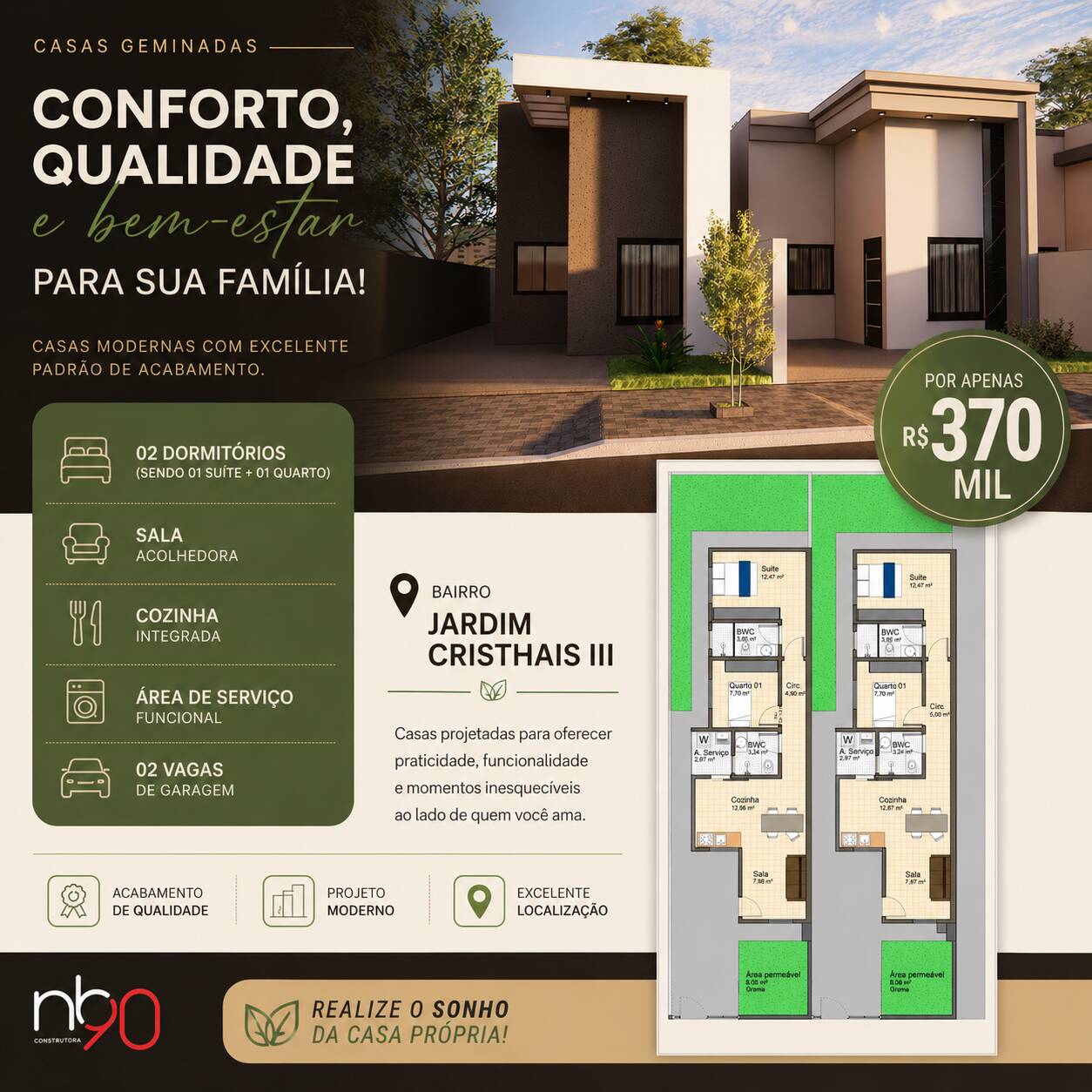 Casa, 66 m² - Foto 1