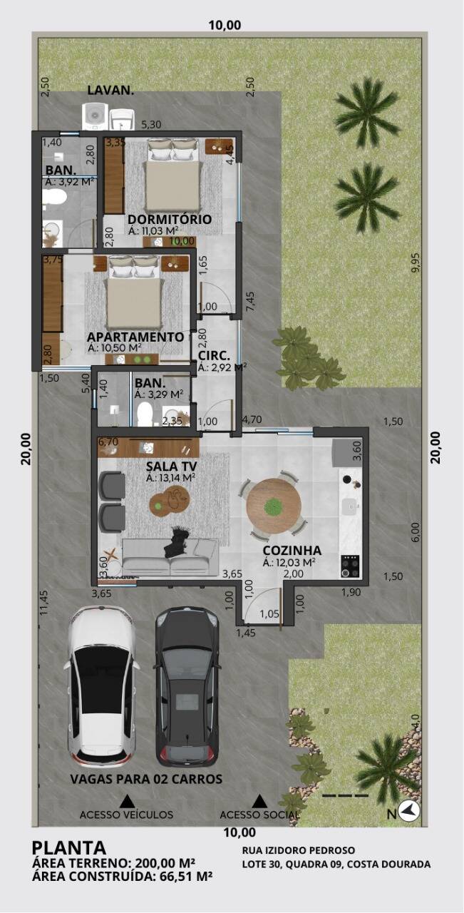 Casa, 1 quarto, 66 m² - Foto 16