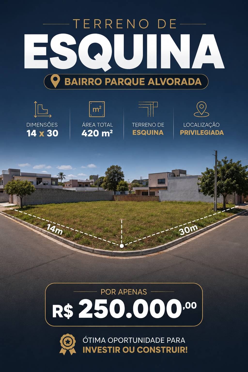 Terreno, 420 m² - Foto 1