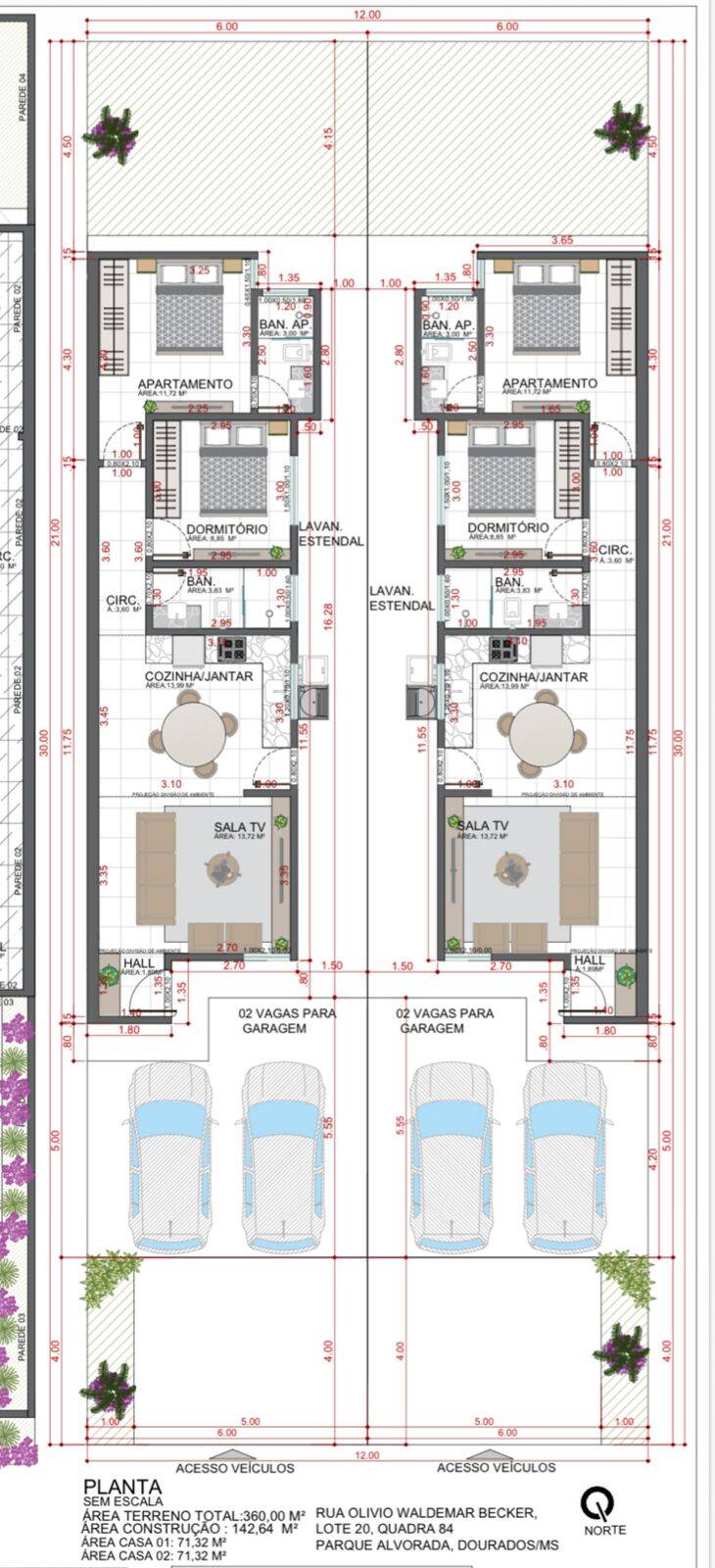 Casa, 2 quartos, 71 m² - Foto 3