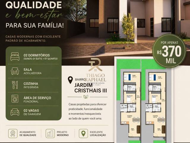 #334 - Casa para Venda em Dourados - MS - 1